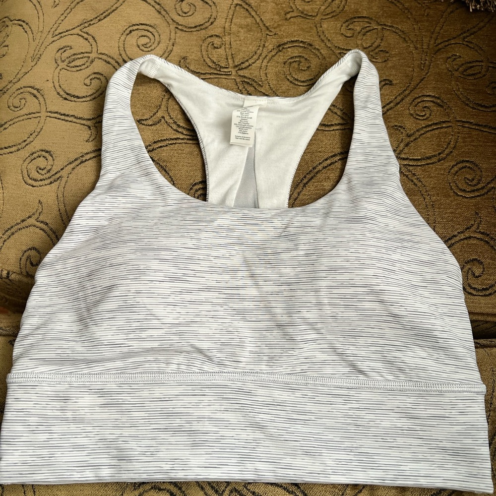 ❌SOLD❌Lululemon Invigorate Bra *Long Line, Wee Are From Space, size 8 - Picture 1 of 3